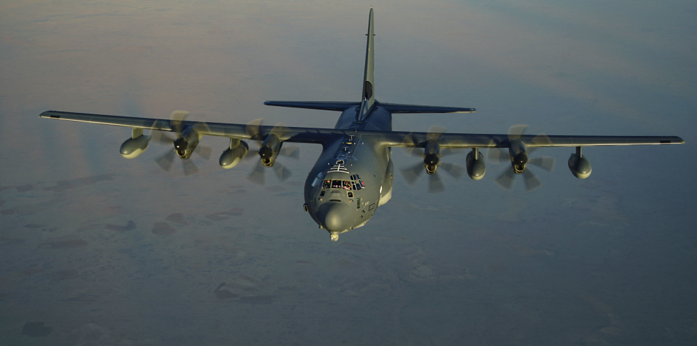 HC-130J Combat King II aircraft — used during the F-15E rescue mission flying low over southwestern Iran